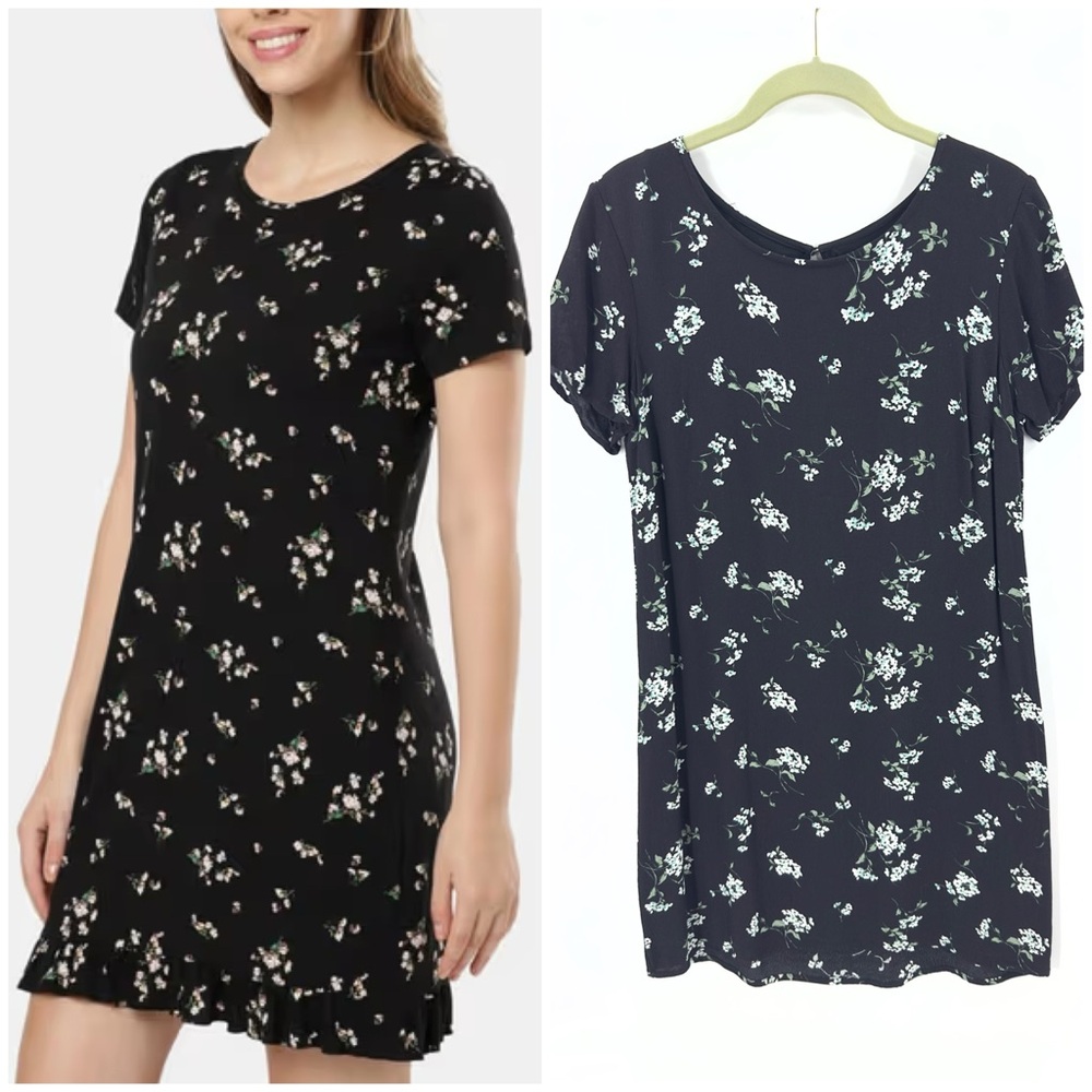 Abercrombie & Fitch Floral Mini Dress Womens Size Small Fairy Whimsigoth Y2K